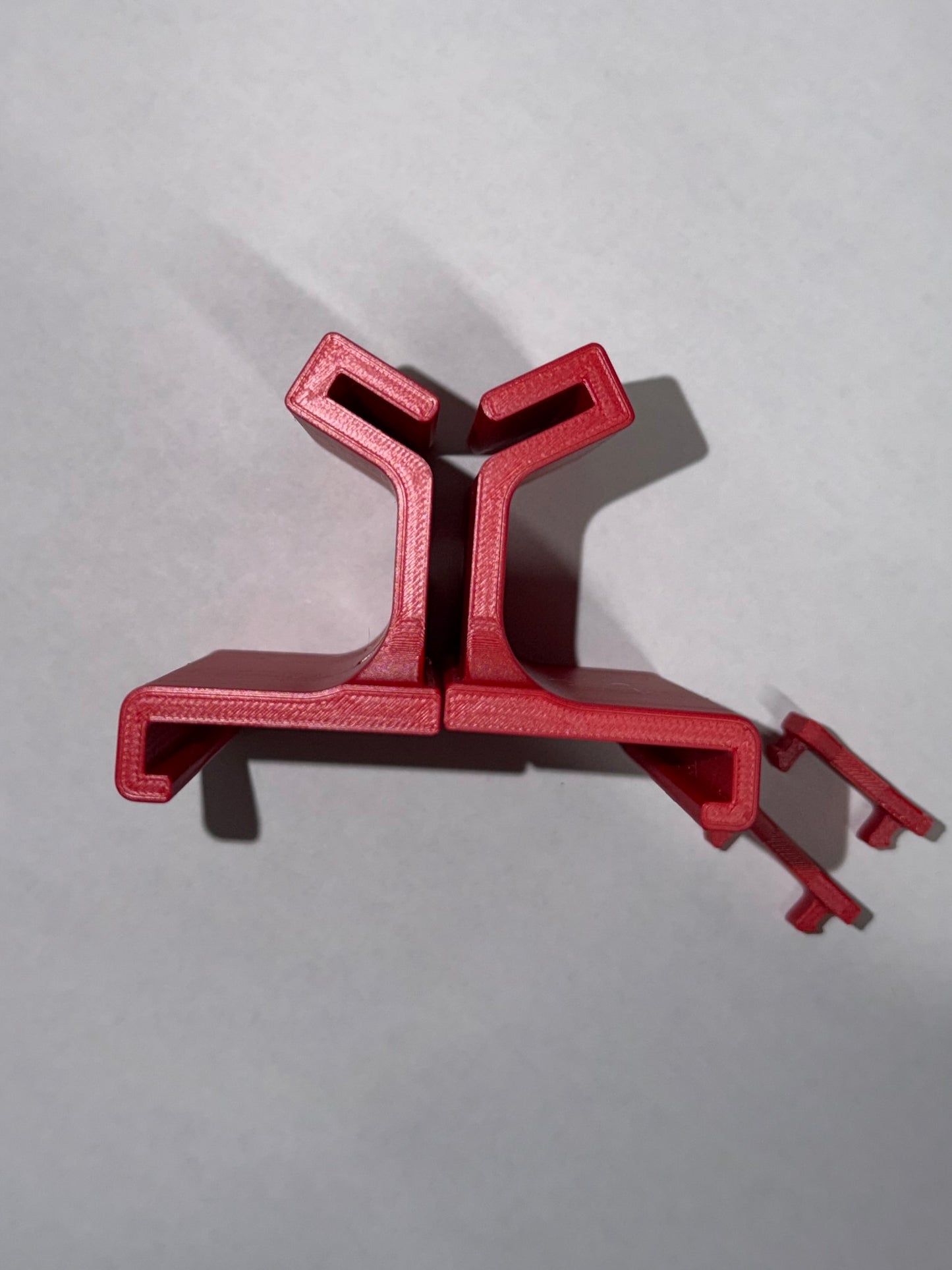 Shed Lab Rain Gauge bracket mount - top view