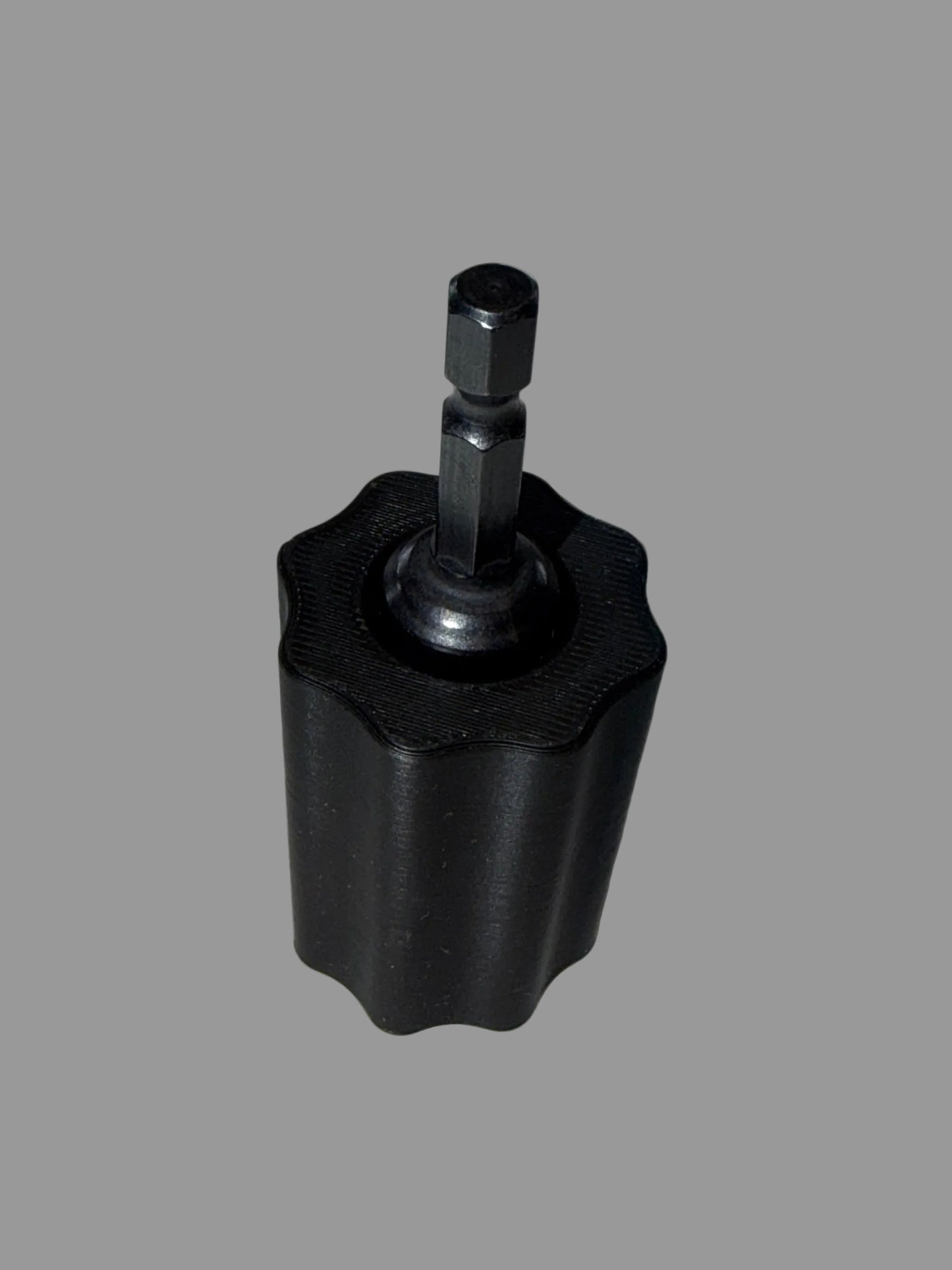 Close-up of Stringline Winder mechanism and handle