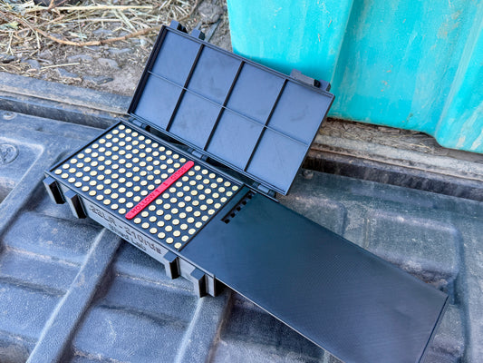 Durable 22LR ammunition case designed for organised transport in the field